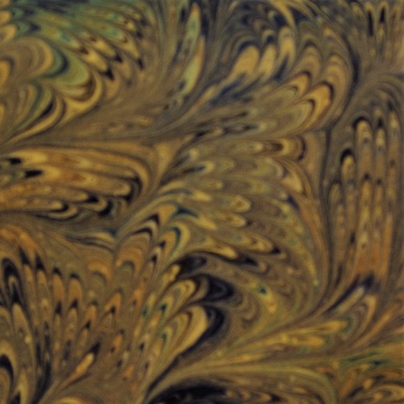 Beautiful Hand Marbled Ties - Matching Cufflinks - Picture 5 of 7